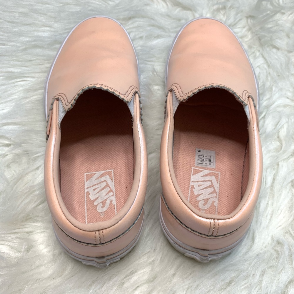 Vans blush pink slip on sneakers size 8.5 - Picture 4 of 6